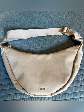 NWOT July Everyday Crescent Handbag-Taupe